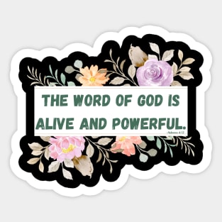 Hebrews 4:12 Sticker